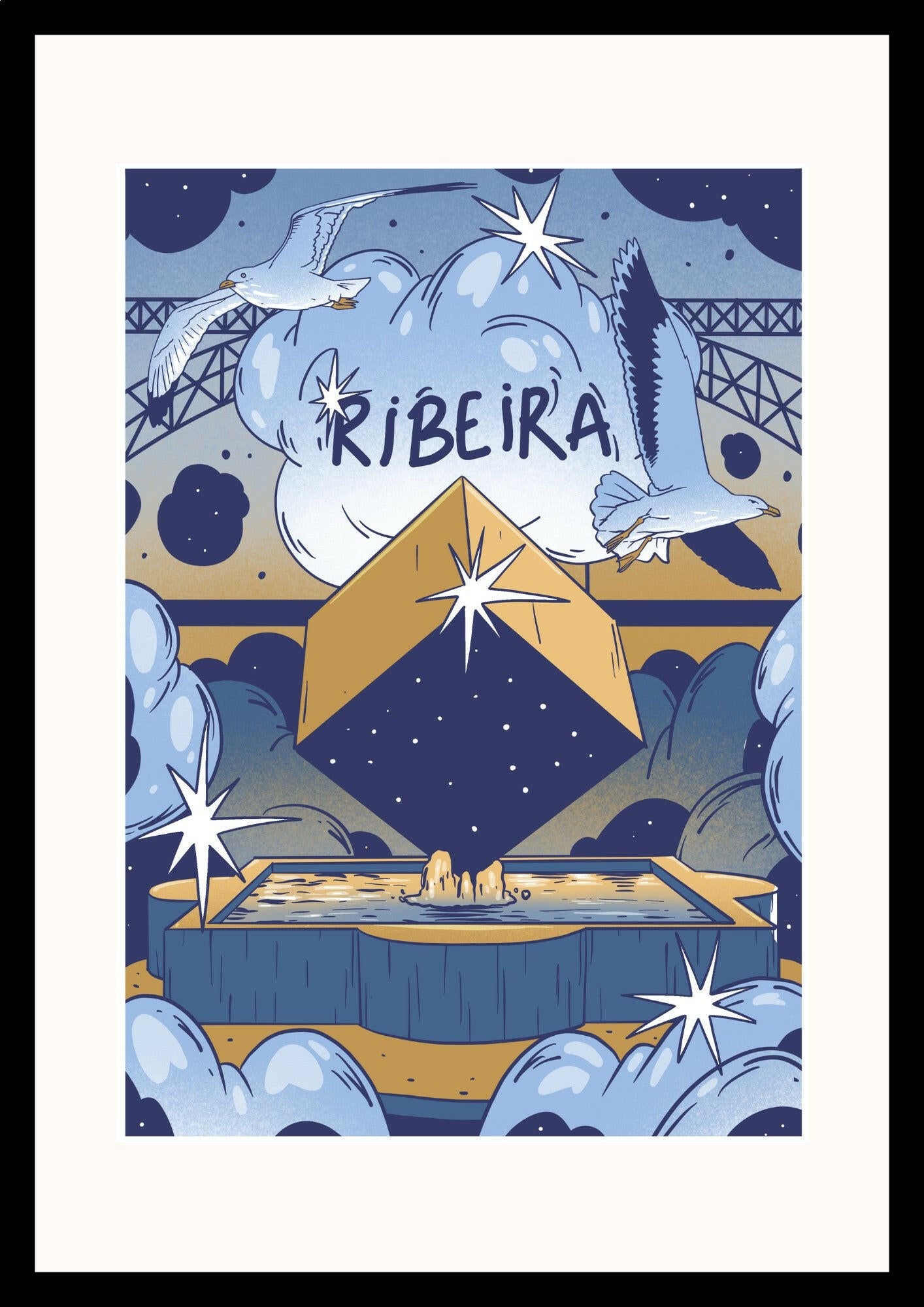 Ribeira Porto poster by Fedor