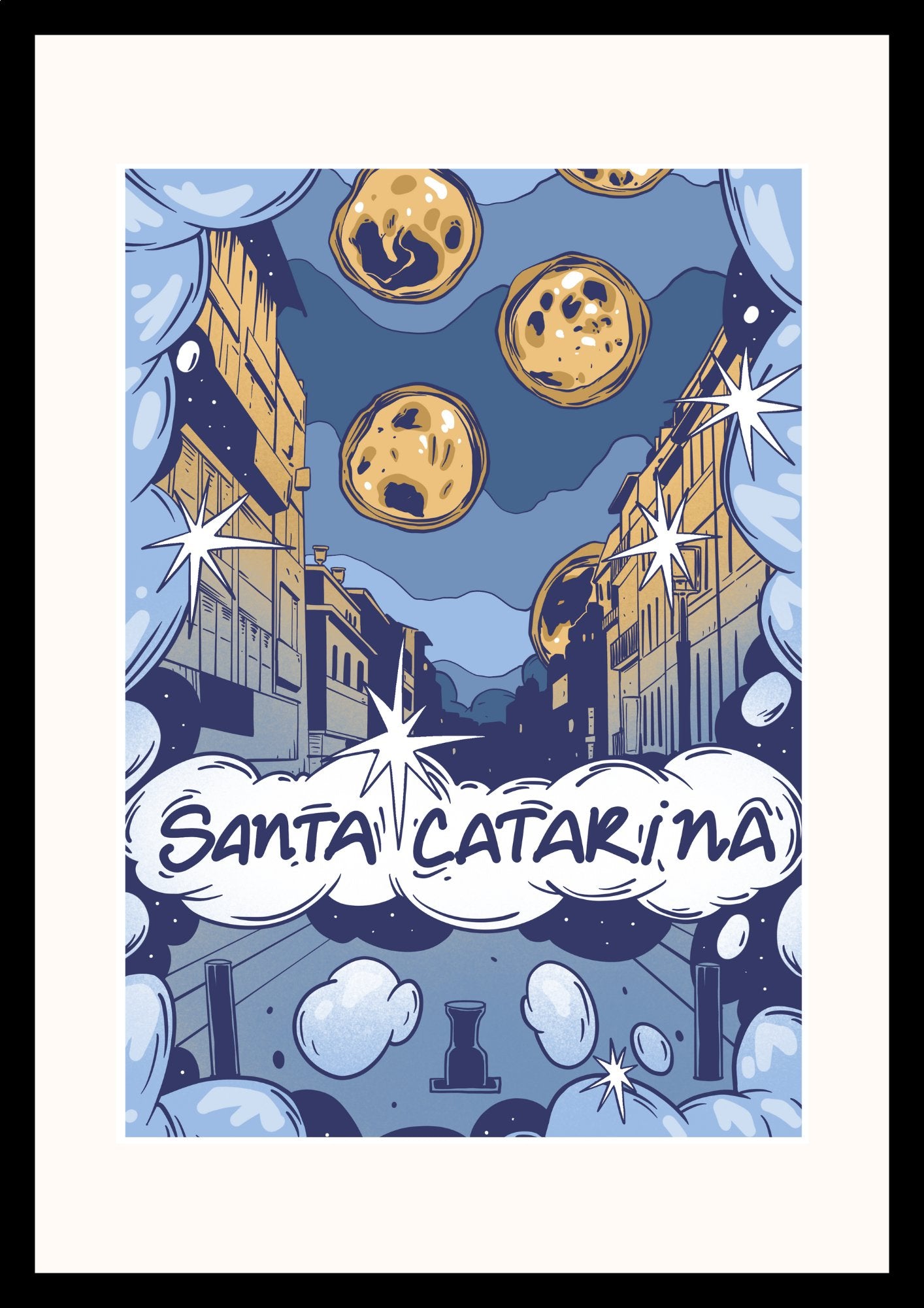 Santa Catarina A3 Poster – Urban Art from Porto