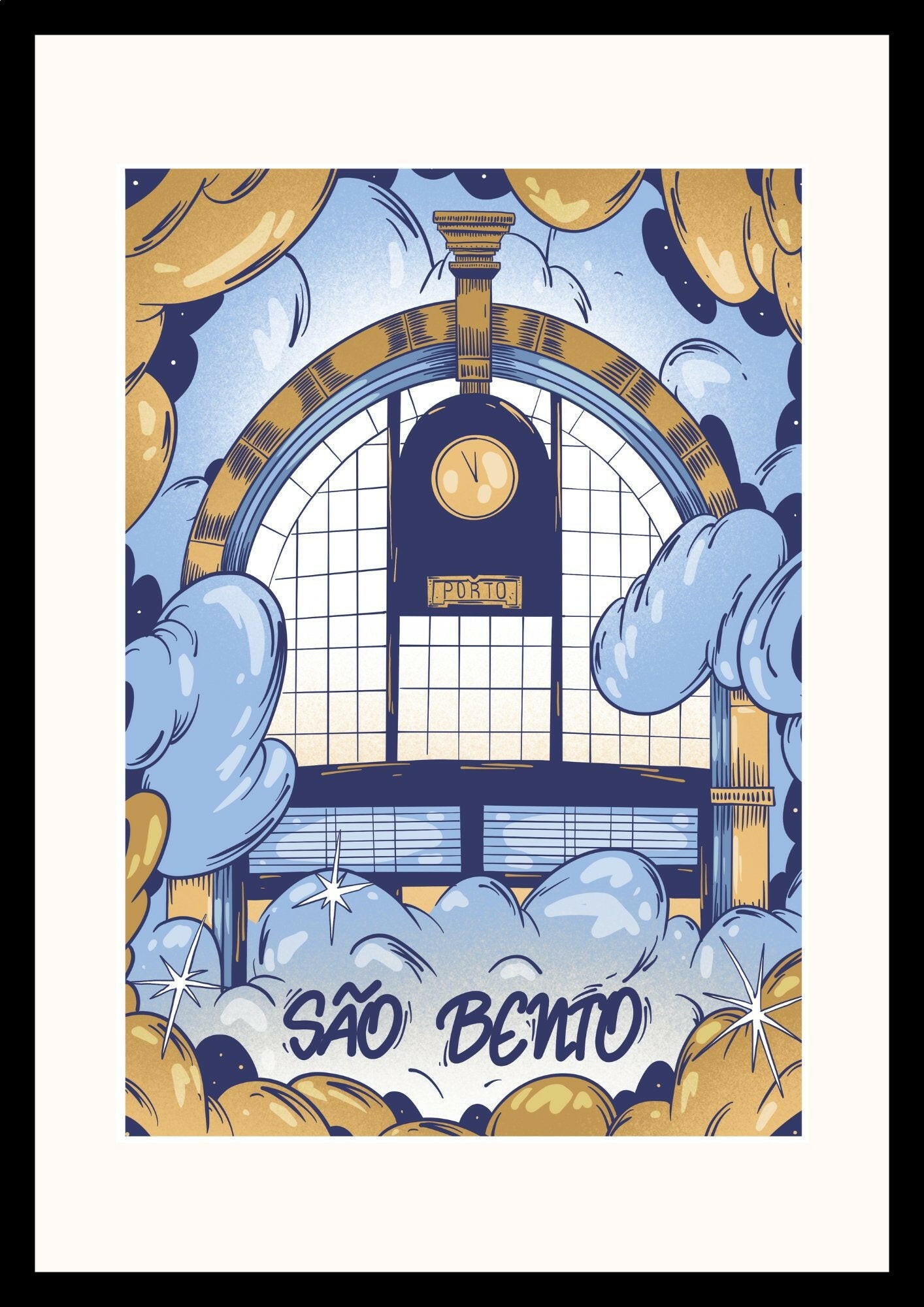 São Bento Porto poster by Fedor