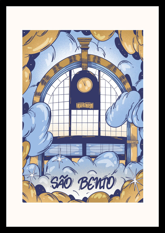 São Bento A3 Poster – Urban Art from Porto