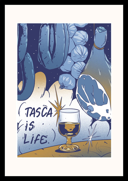 Tasca Is Life Poster – Urban Art from Portugal
