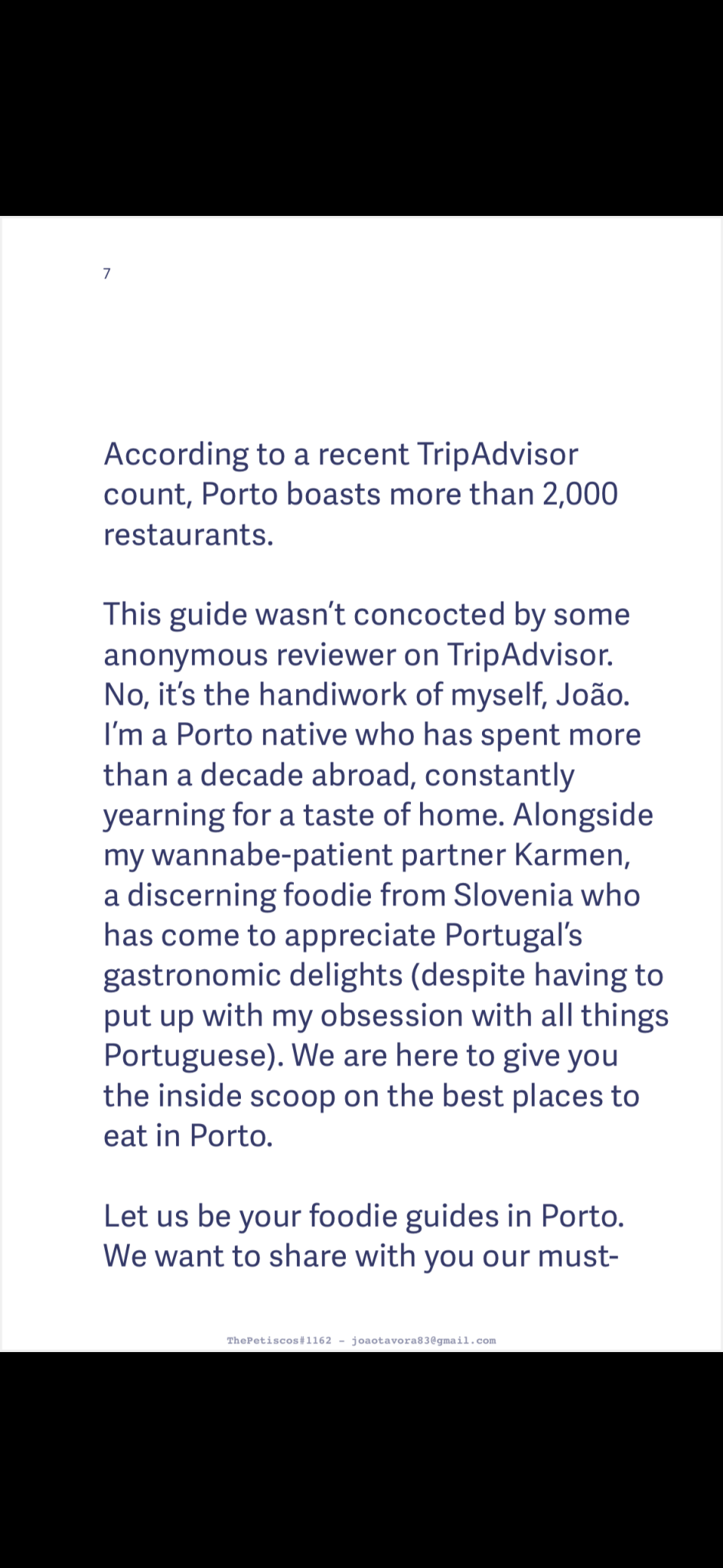 Porto Food Guide eBook - The PetiscosE - Book